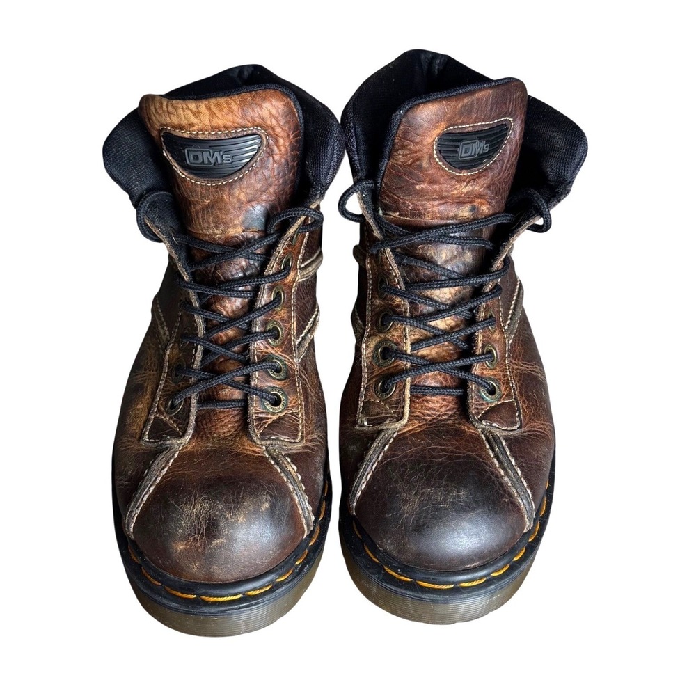 Dr Martens Men's Brown Leather Lace Up‎ Ankle Boots DM632 PC04C Size 9